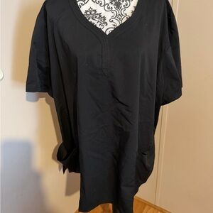 Healing Hands Black V-Neck Men's Tee